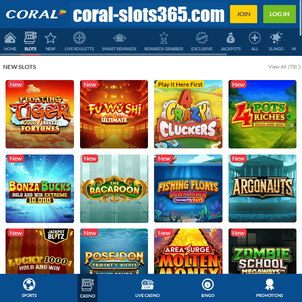 Coral Slots New Games